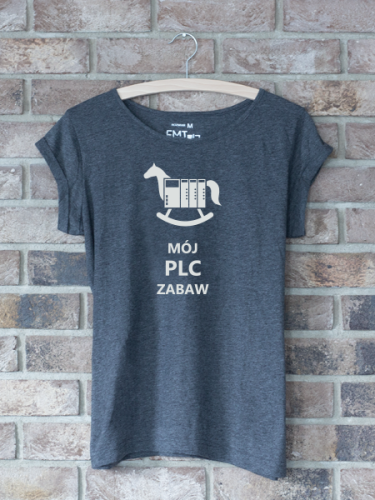 MÓJ PLAC ZABAW koszulka damska szara